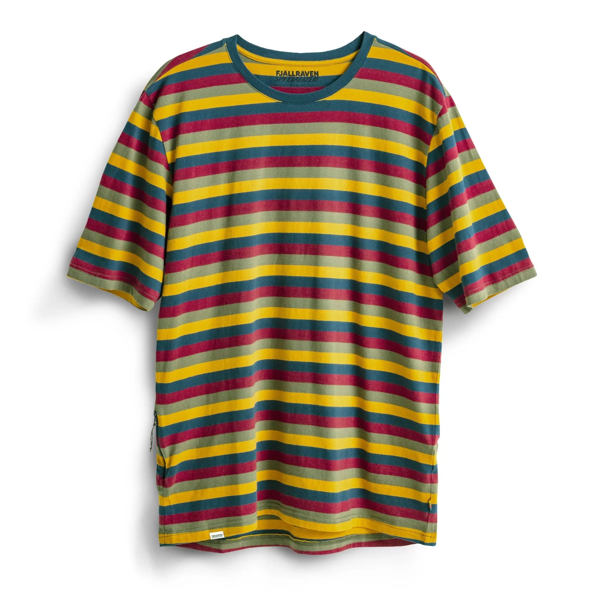 T-Shirts & Tank Tops*MEN Fjallraven S/F Cotton Striped T-shirt M FlagStripe