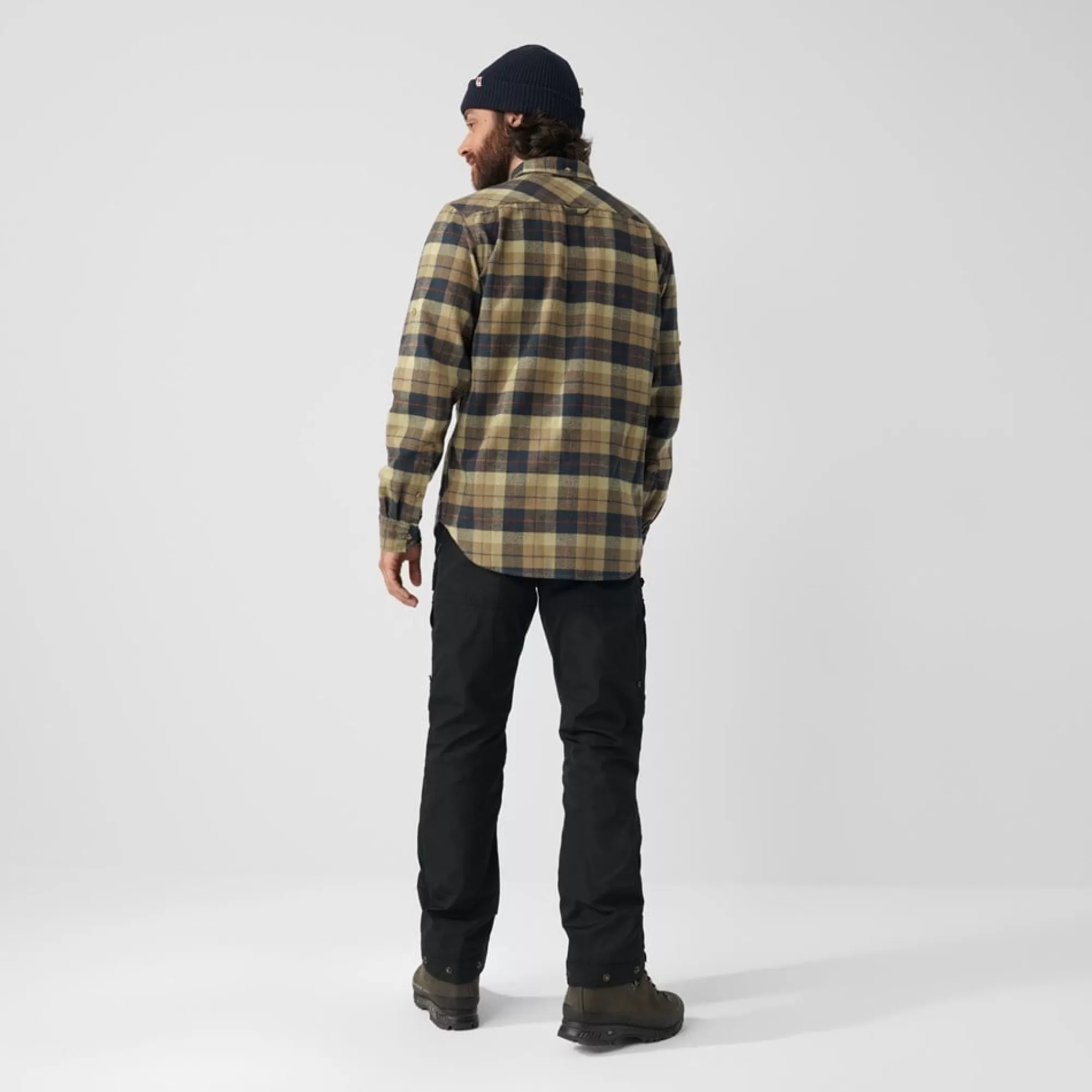 Shirts*MEN Fjallraven Singi Heavy Flannel Shirt M Navy