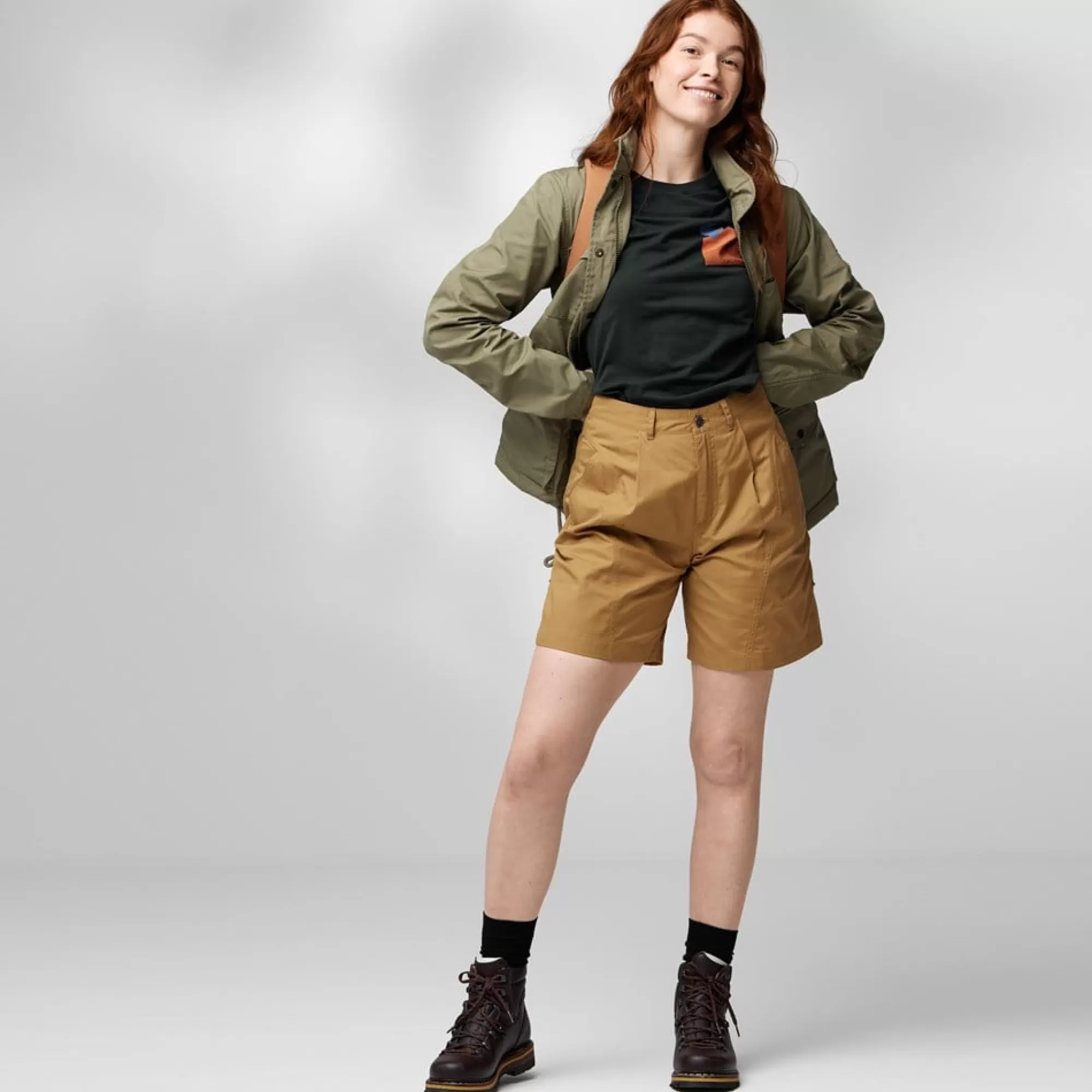 Shorts & Skirts*WOMEN Fjallraven Vardag Shorts W DarkGrey